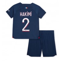 Dětský fotbalový dres Paris Saint-Germain Achraf Hakimi #2 2023-24 Domácí Krátký Rukáv (+ trenýrky)